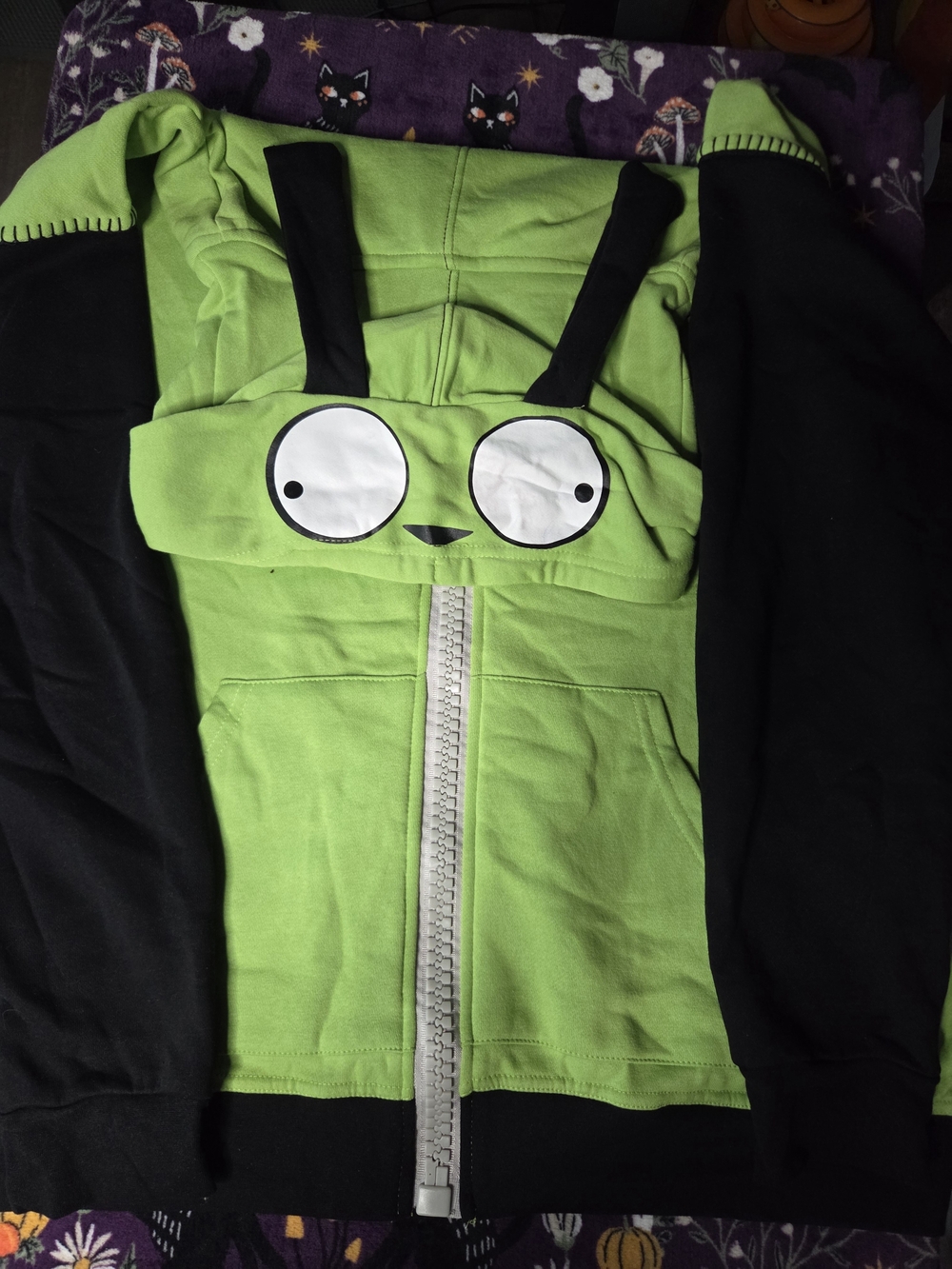 Hot Topic Women's Nickelodeon Invader Zim Gir Hoodie Size 3(plus Size)